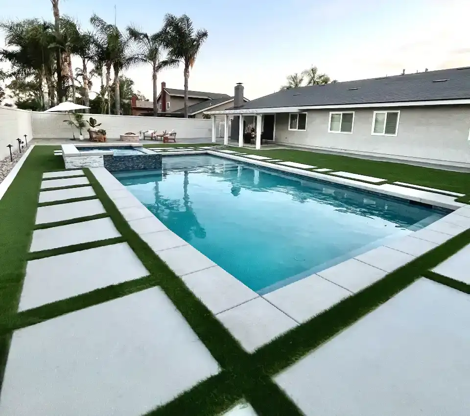 Pool Construction in Rancho Cucamonga Example 1
