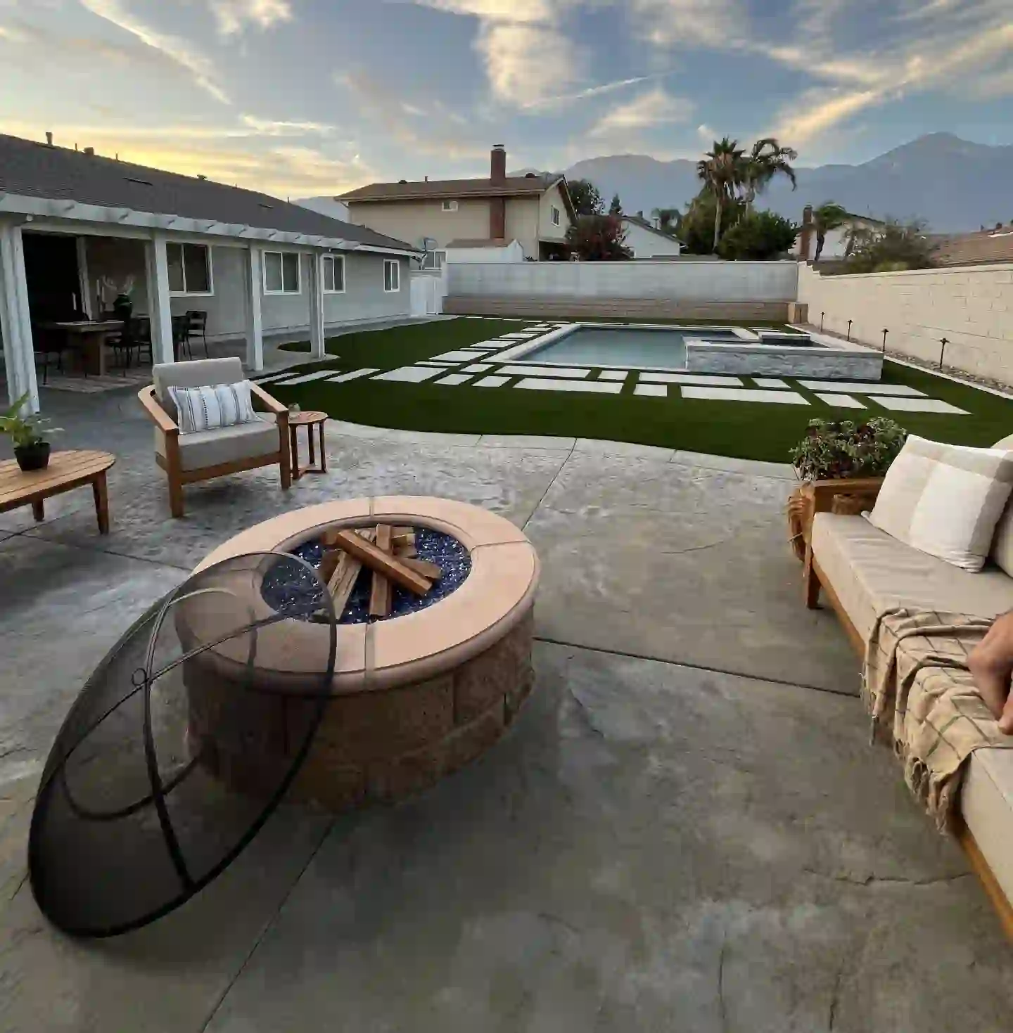 Paver Concrete Pool Deck Project