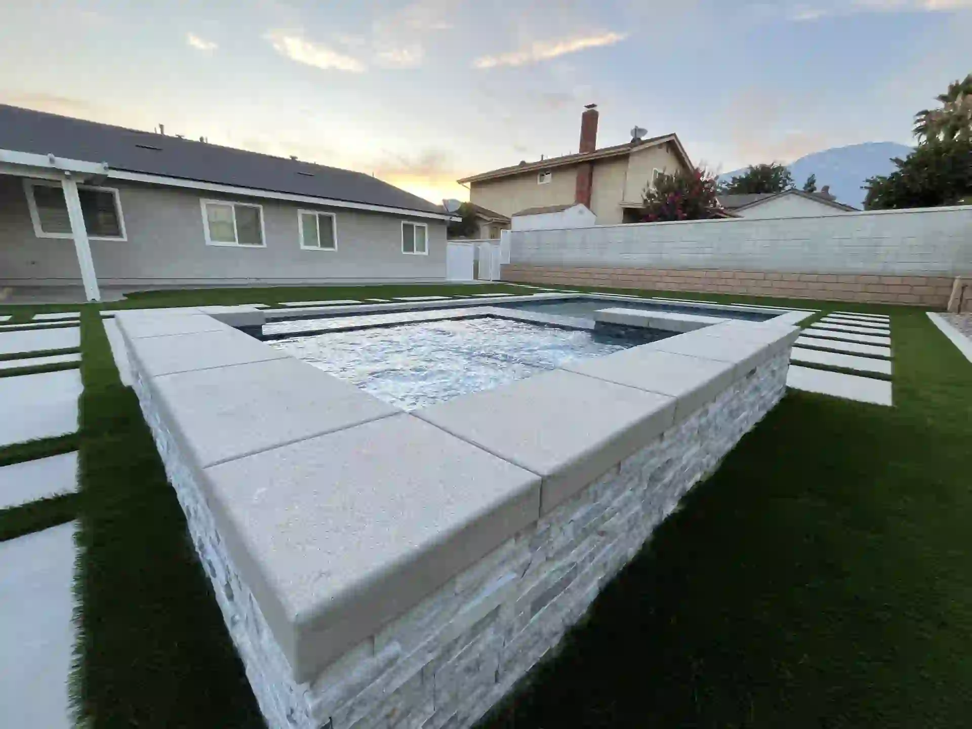 Paver Concrete Pool Deck Project 6