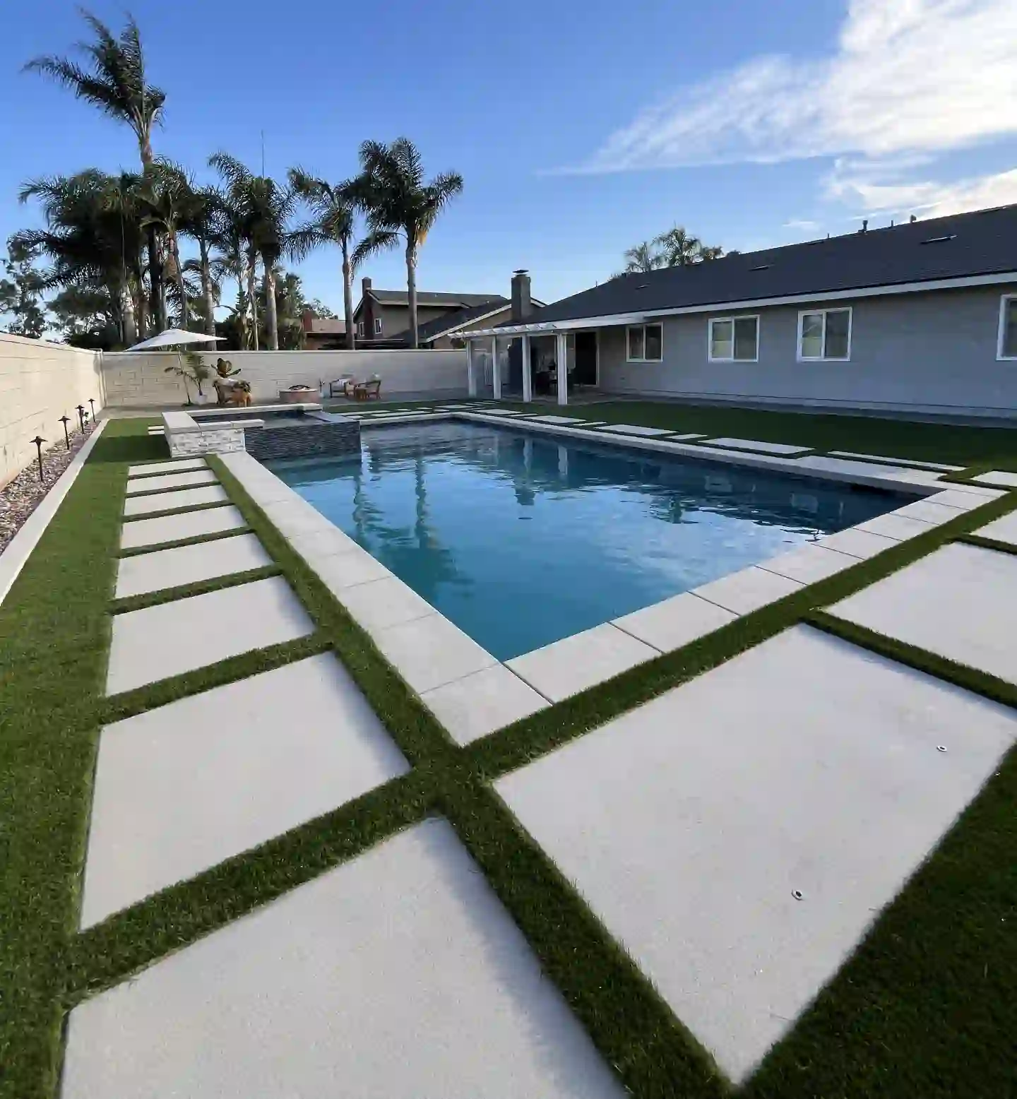 Paver Pool Deck