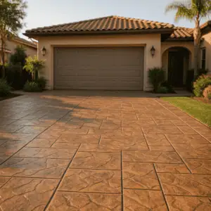 Stamped Concrete Driveway Contractor: Design Options for Rancho Cucamonga Homes