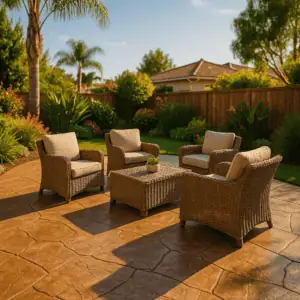 Stamped Concrete Patio Designs for Southern California Outdoor Living